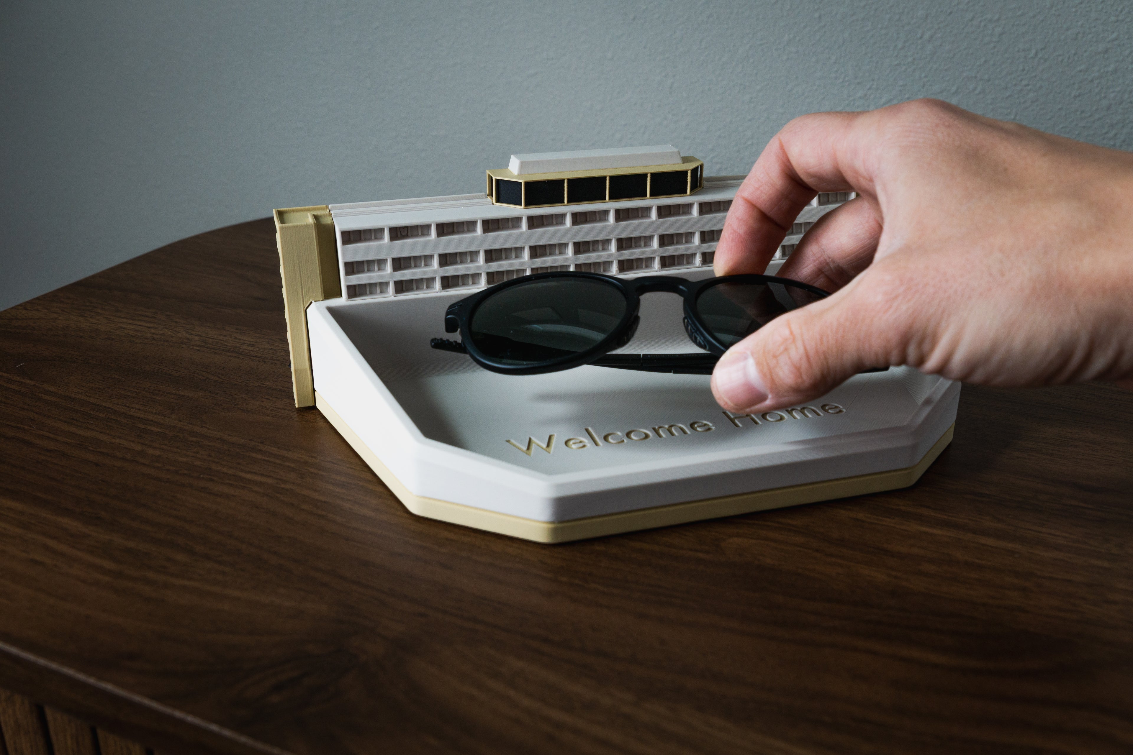 Contemporary Resort Inspired Valet Tray